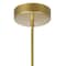 Cwi Lighting Oskil LED Integrated Chandelier With Satin Gold Finish 1375P31-6-602 - alternate 2